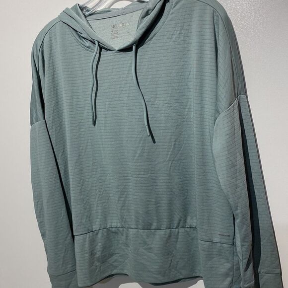 Mondetta Women's Green Performance Luxury Hooded Workout Top Size Small - Picture 3 of 10